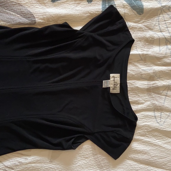 Joseph Ribkoff mid-length black dress - Picture 5 of 6